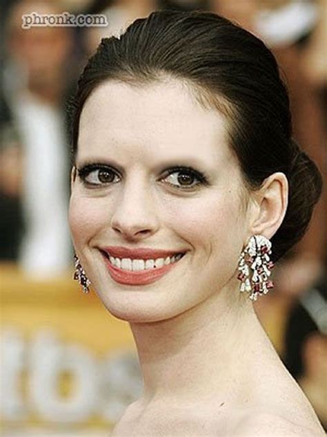 anne hathaway without eyebrows.